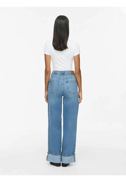 VILA WIDE FIT JEANS VIFOLA HIGH WAIST
