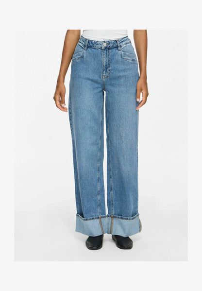 VILA WIDE FIT JEANS VIFOLA HIGH WAIST