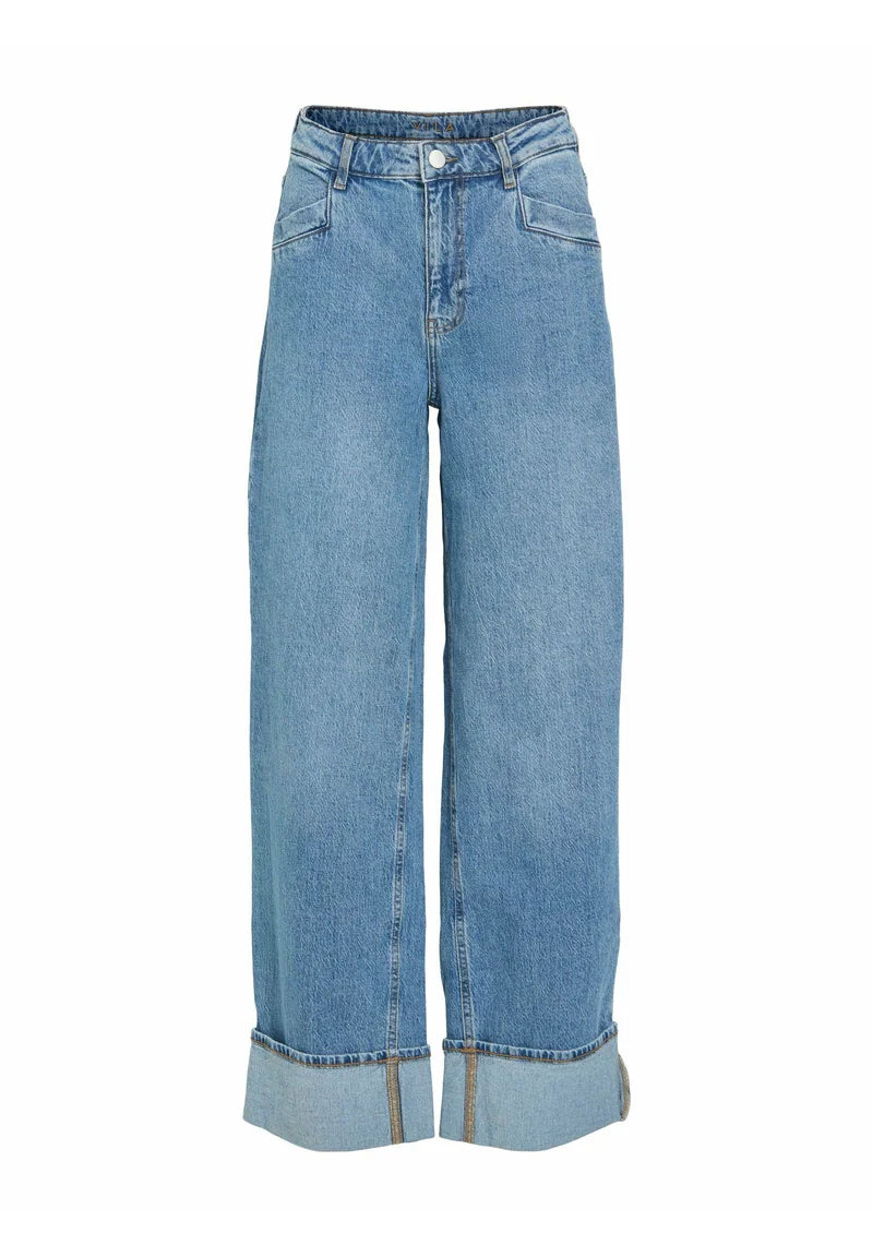 VILA WIDE FIT JEANS VIFOLA HIGH WAIST