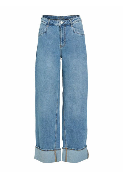 VILA WIDE FIT JEANS VIFOLA HIGH WAIST